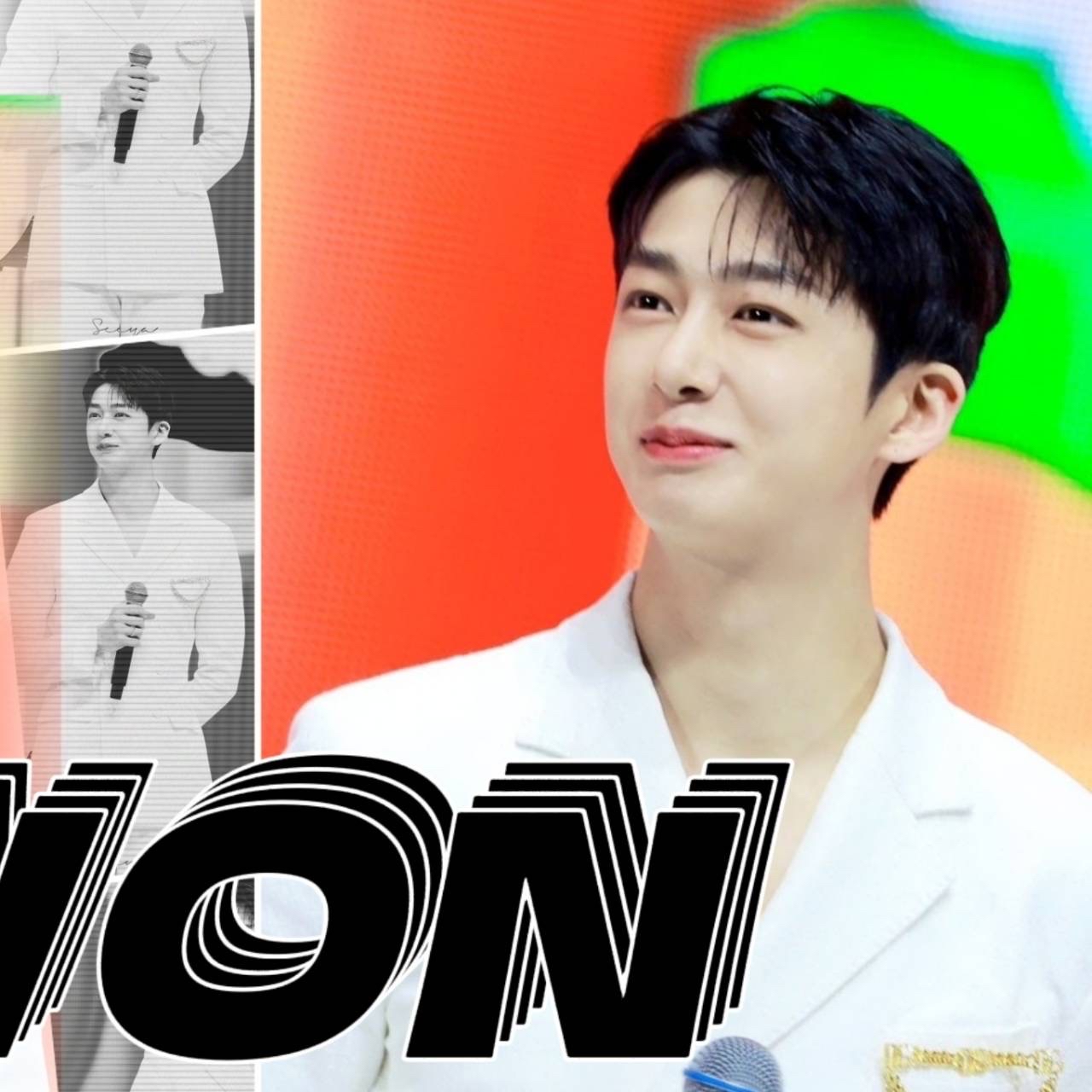 Behind-the-scenes cut of Hyungwon (MONSTA X)