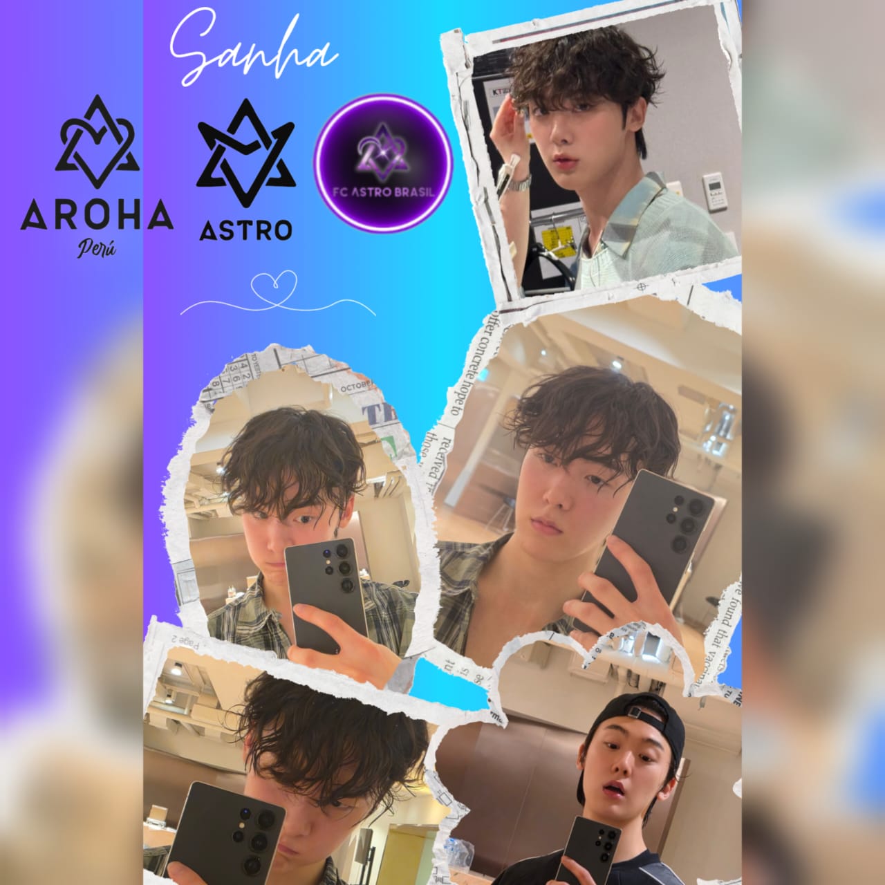 A moment captured by Sanha (ASTRO)'s fan