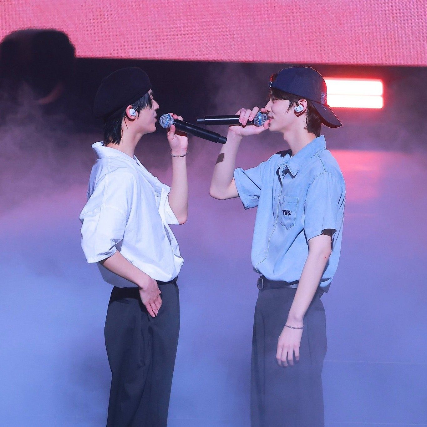 A moment captured by TWS's fan