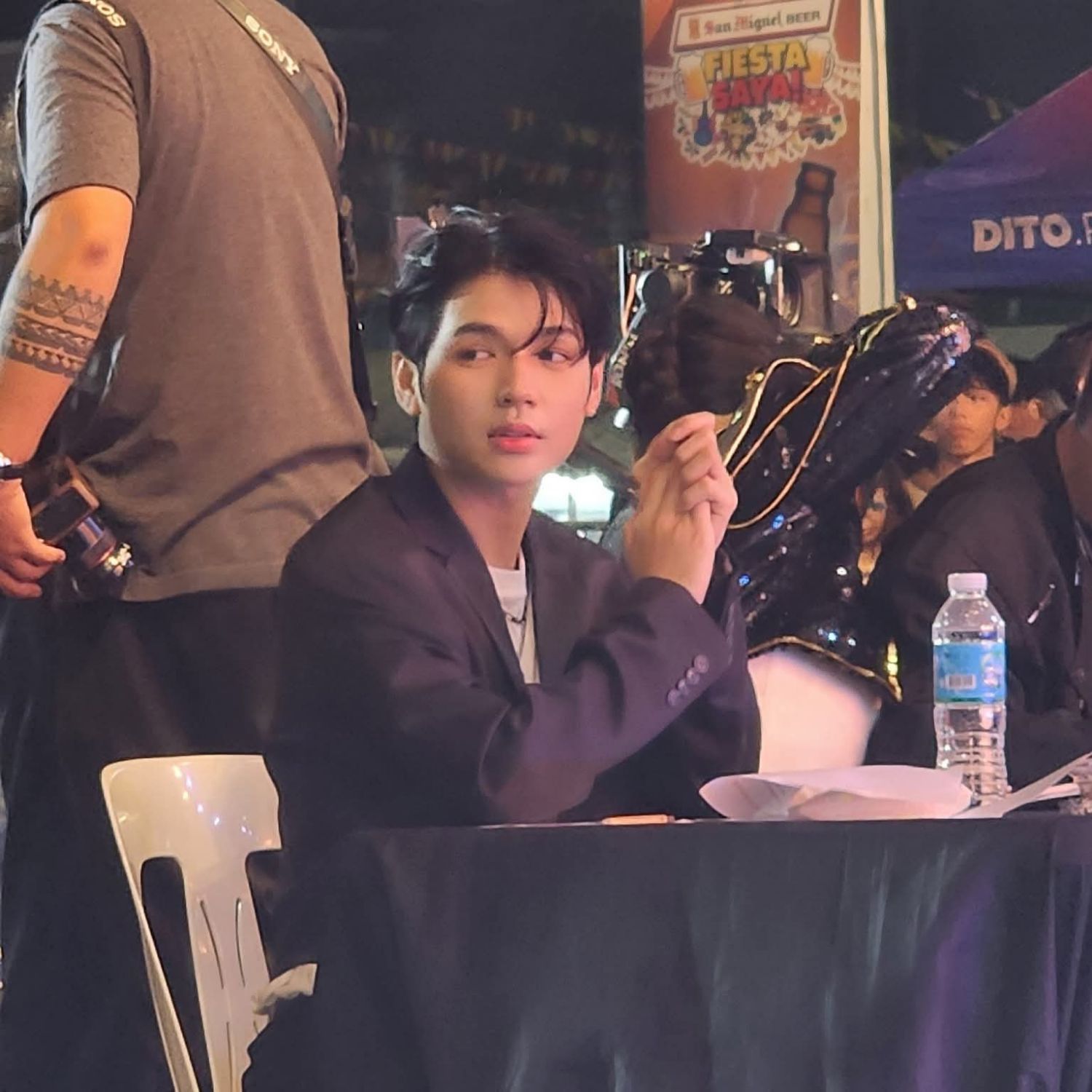 A moment captured by Kim (HORI7ON)'s fan