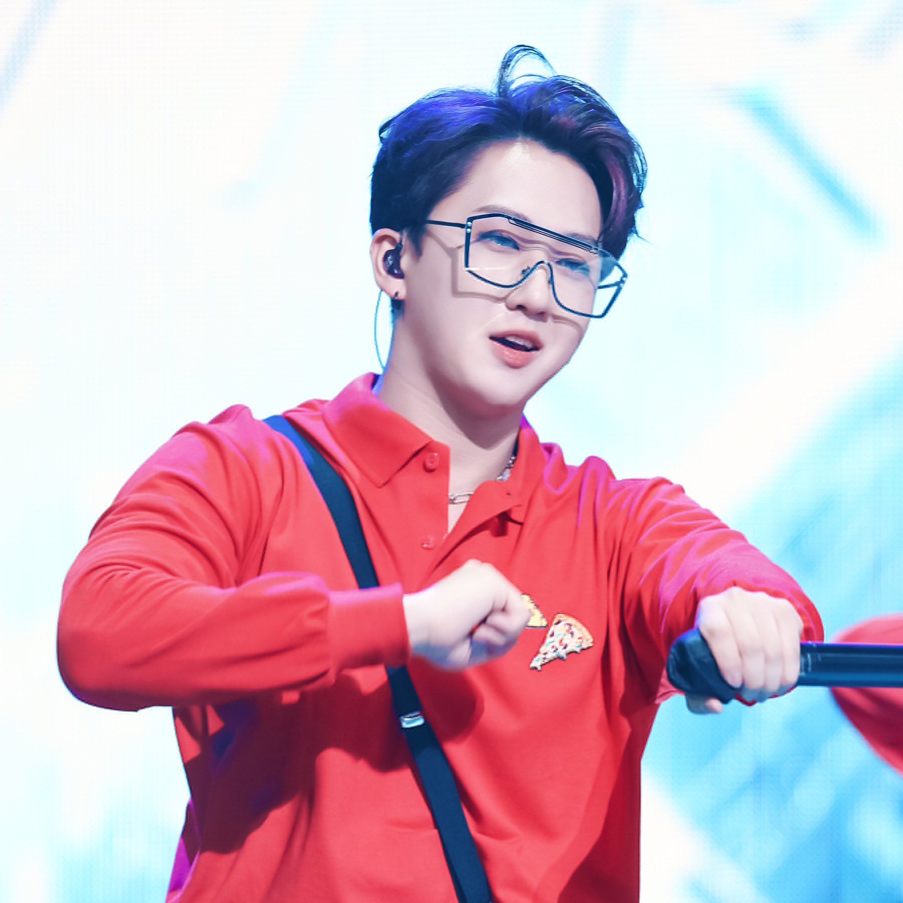 A moment captured by Changbin (Stray Kids)'s fan