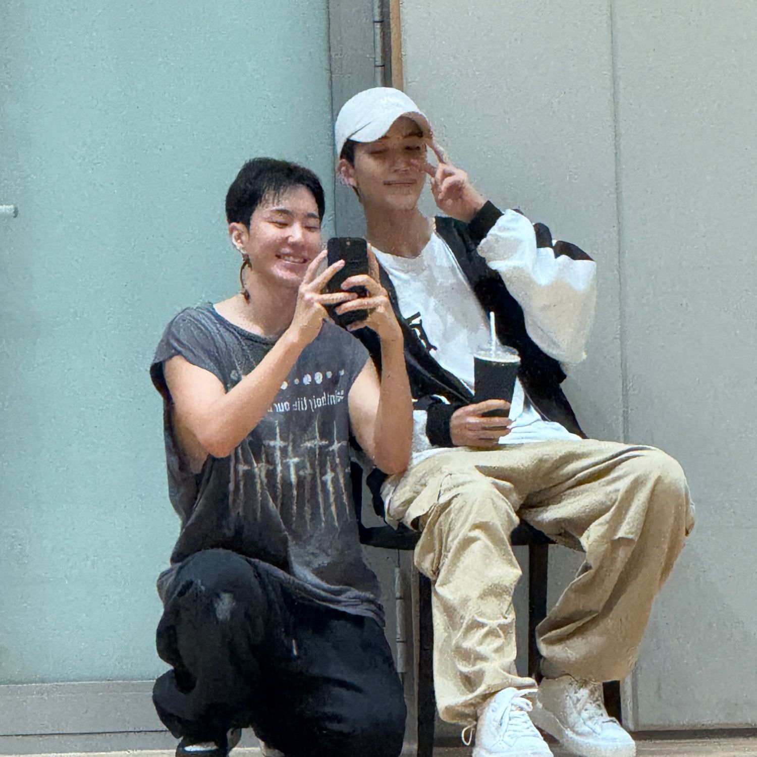 A moment captured by SEVENTEEN's fan