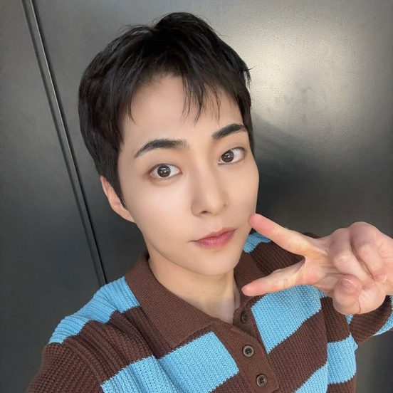 Recent activity shot of Xiumin (EXO)