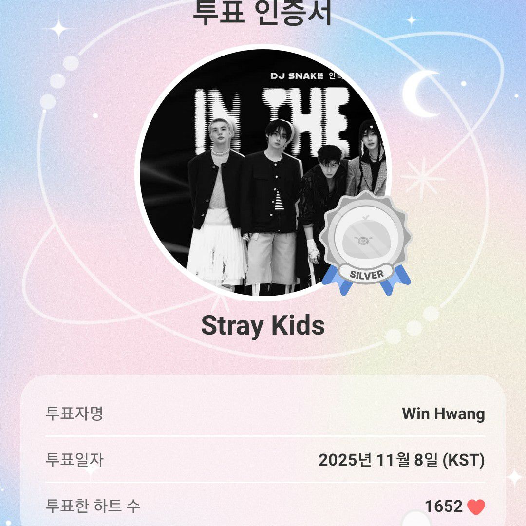 Latest photo of Stray Kids