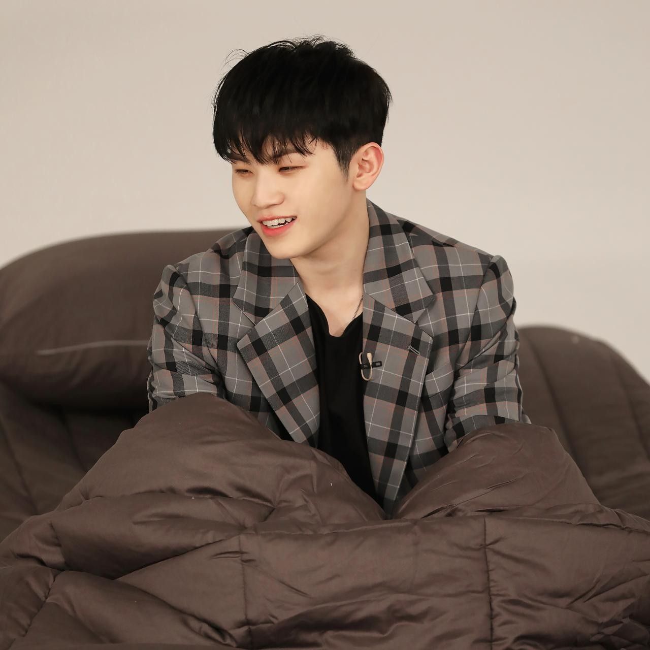 Recent activity shot of Woozi (SEVENTEEN)