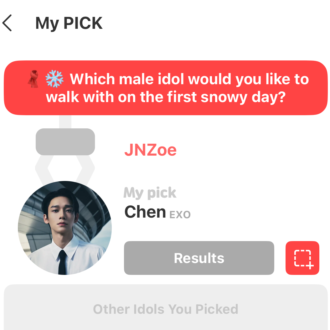 Latest photo of Chen (EXO)