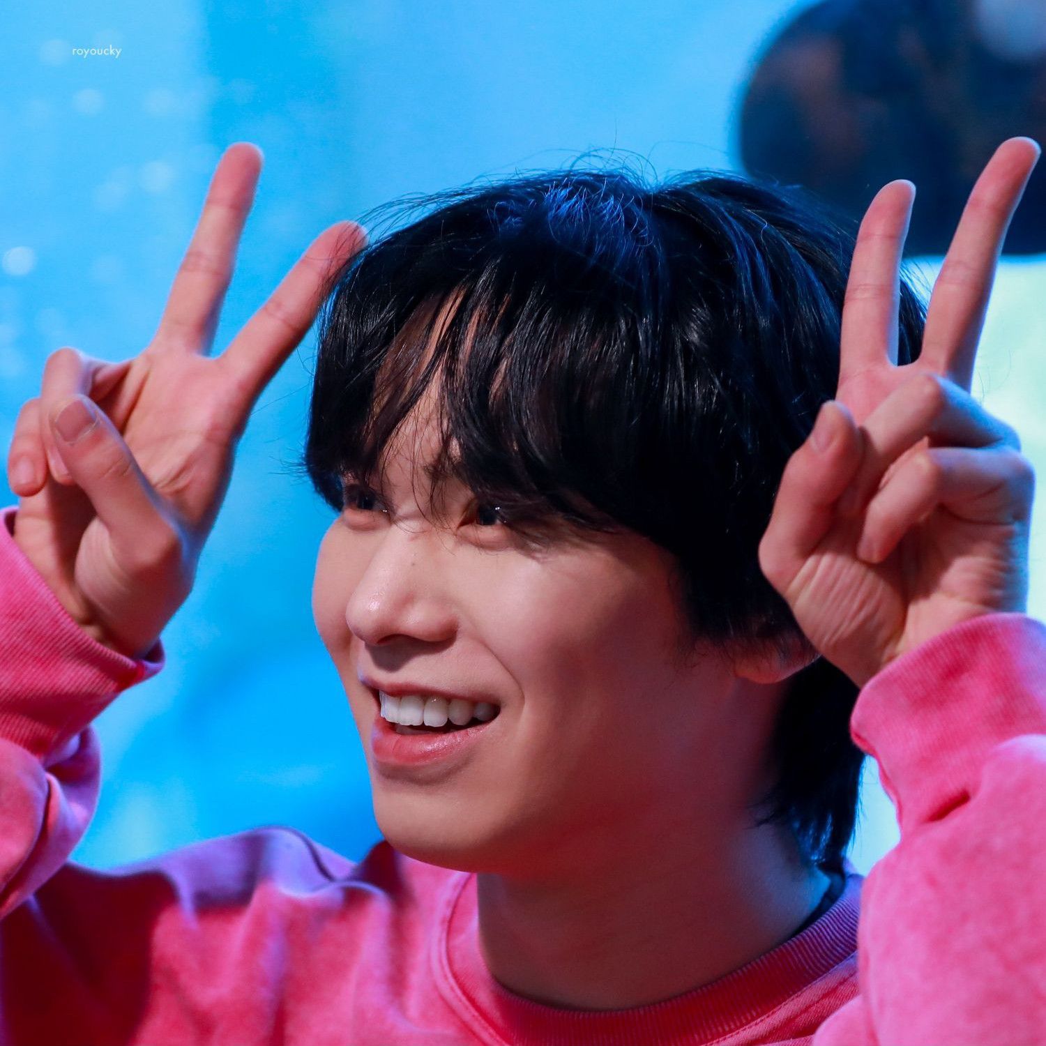 A moment captured by Rocky's fan