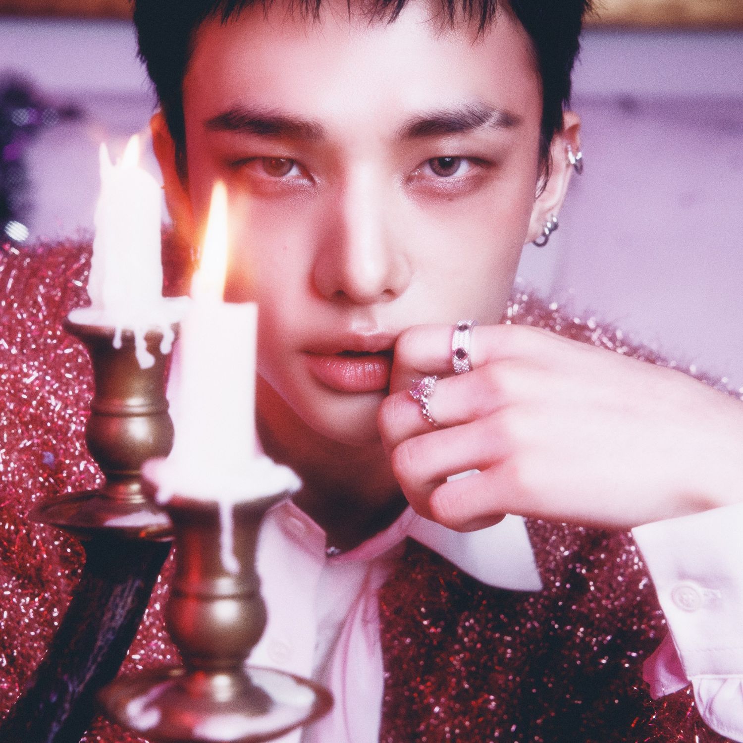 Recent activity shot of Hyunjin (Stray Kids)