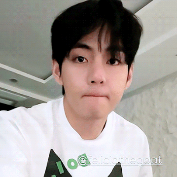 A moment captured by V (BTS)'s fan