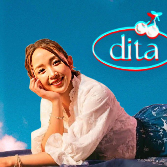 ディタの舞台裏ショット