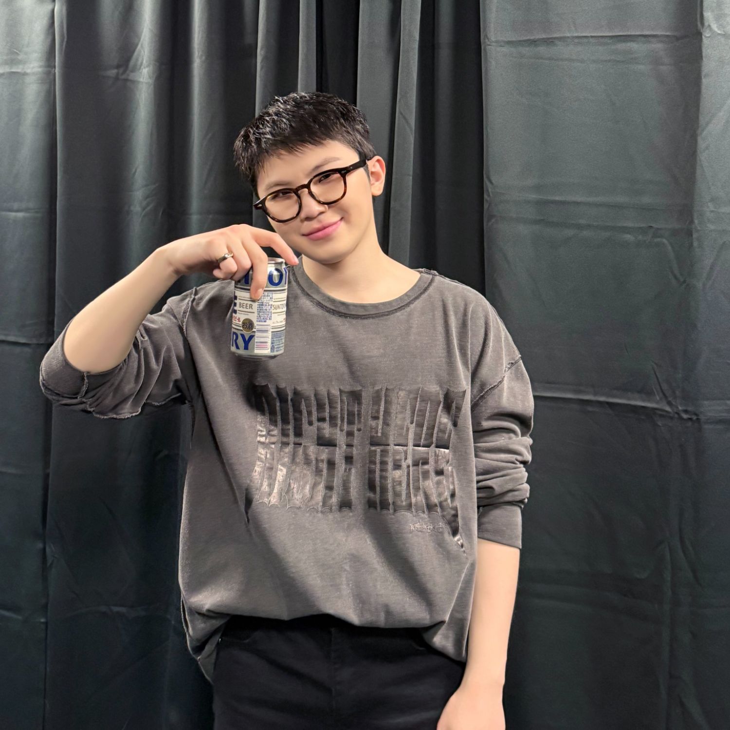 A moment captured by Woozi (SEVENTEEN)'s fan