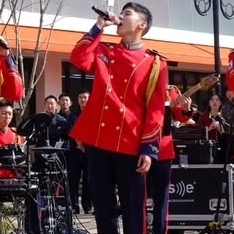A moment captured by Kim Wooseok's fan
