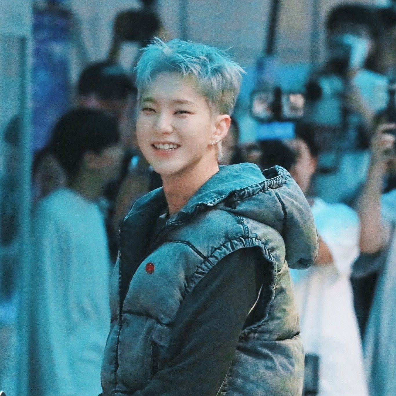 A moment captured by Hoshi (SEVENTEEN)'s fan