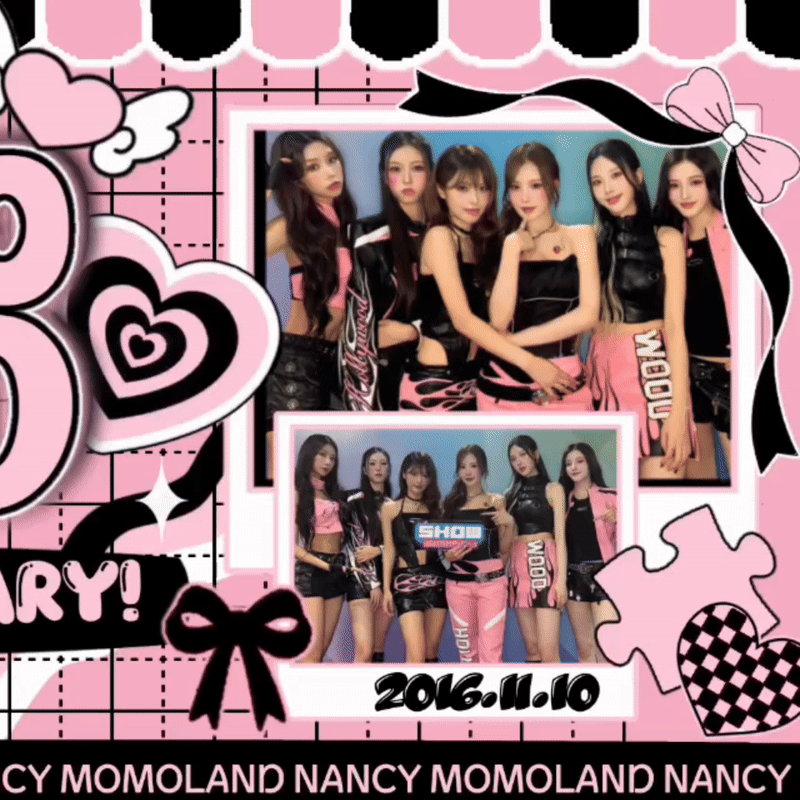 Momen yang diabadikan oleh penggemar Nancy (MOMOLAND)