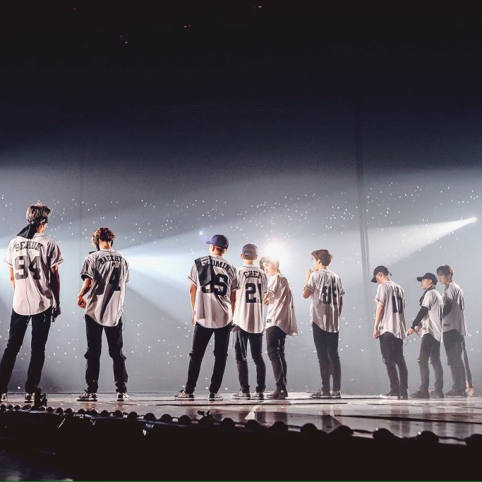 Recent activity shot of EXO