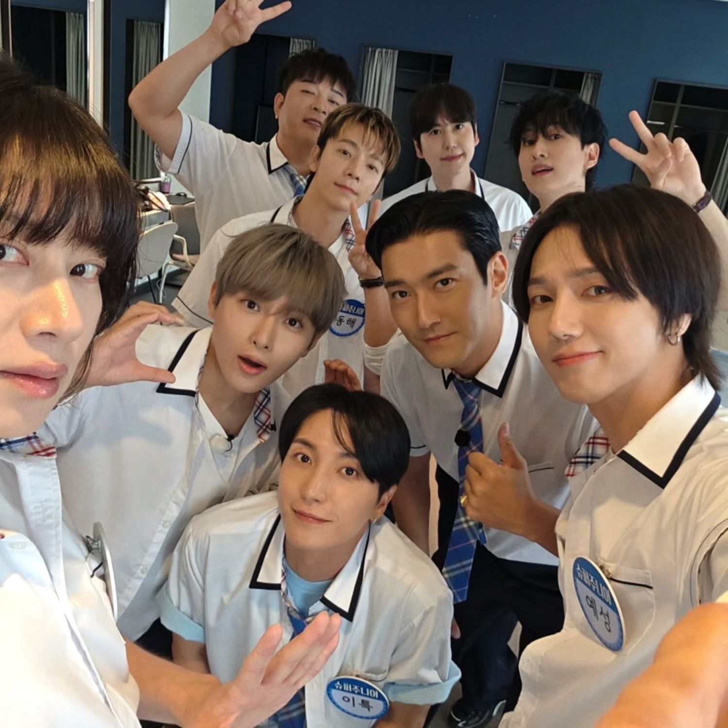 Momen yang diabadikan oleh penggemar Super Junior