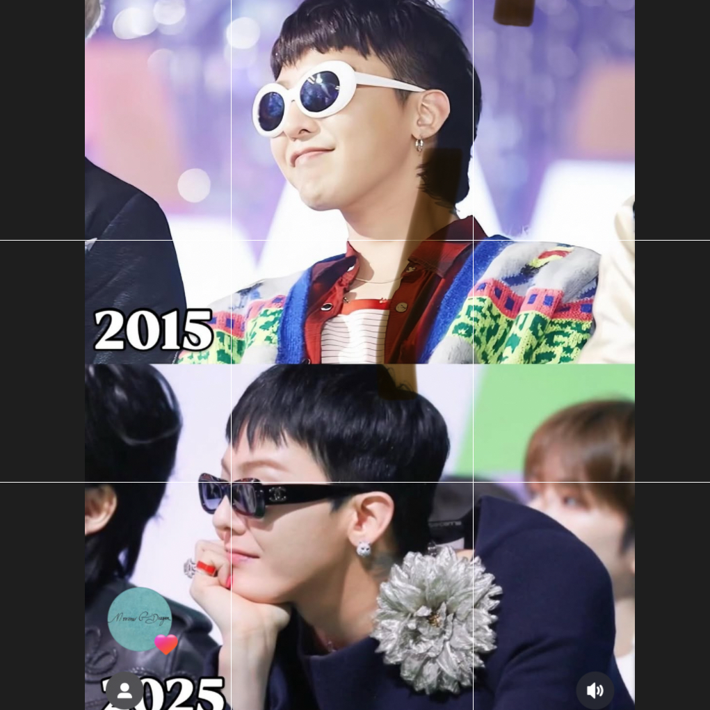 A moment captured by G-DRAGON (BIGBANG)'s fan