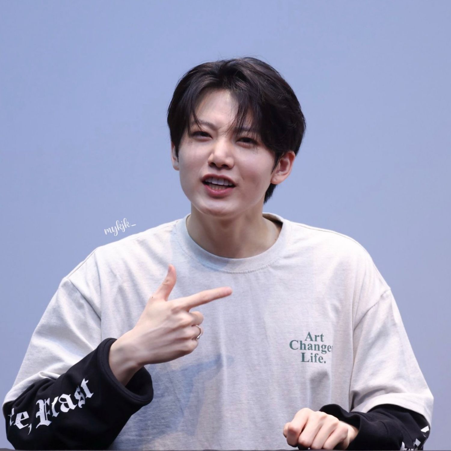 A moment captured by Junkyu (TREASURE)'s fan