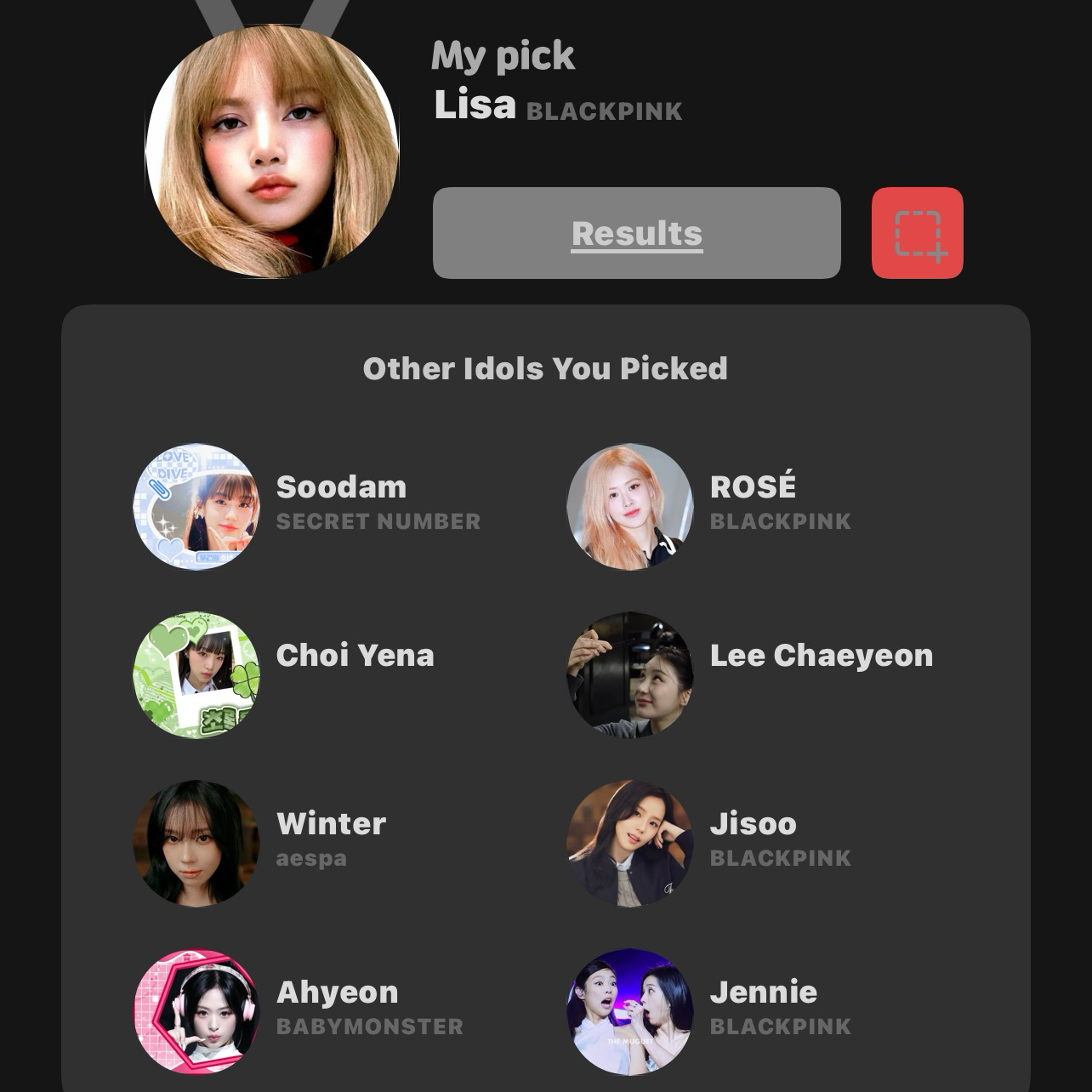 Recent activity shot of BLACKPINK