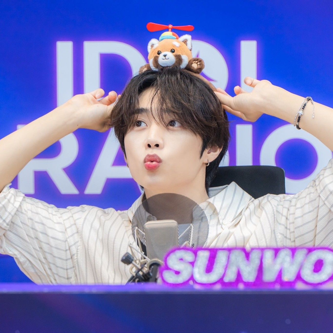 Recent activity shot of Sunwoo (THE BOYZ)