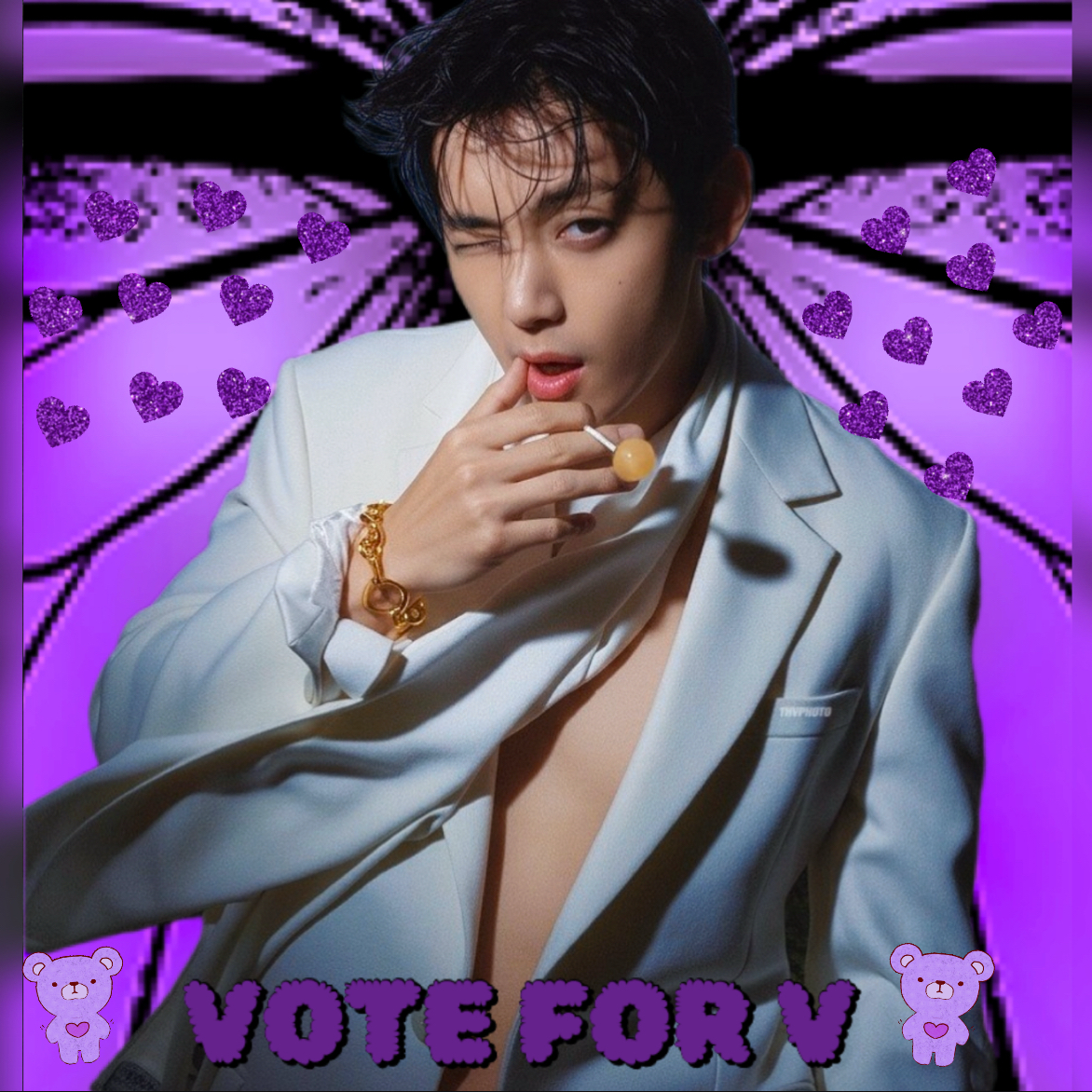 Behind-the-scenes cut of V (BTS)