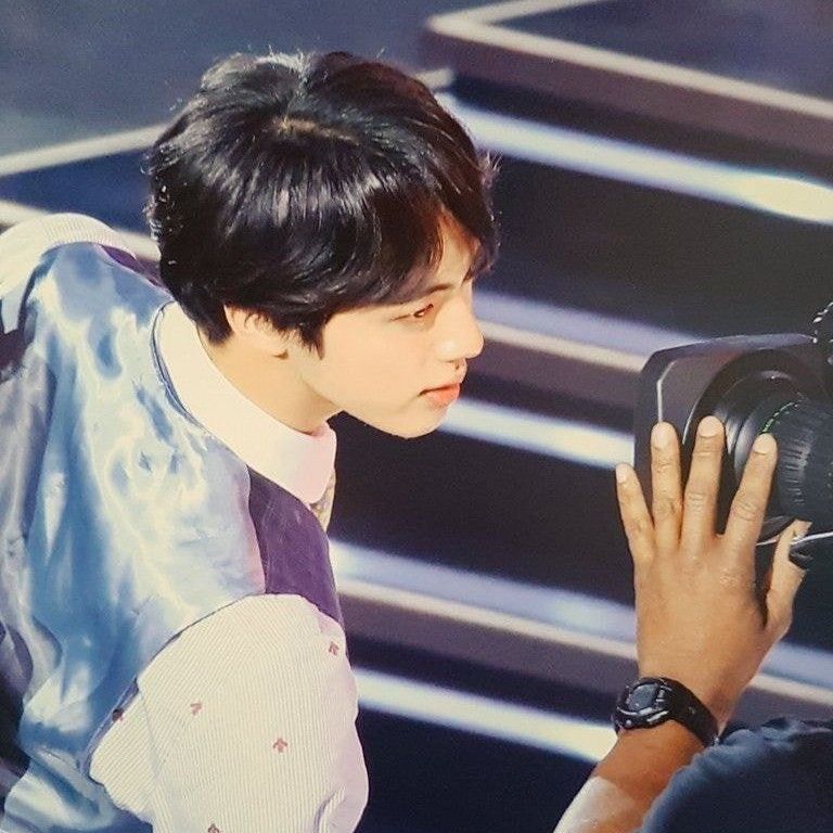 Recent activity shot of Jin (BTS)