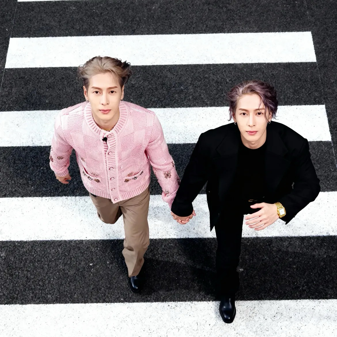 A moment captured by Jackson (GOT7)'s fan