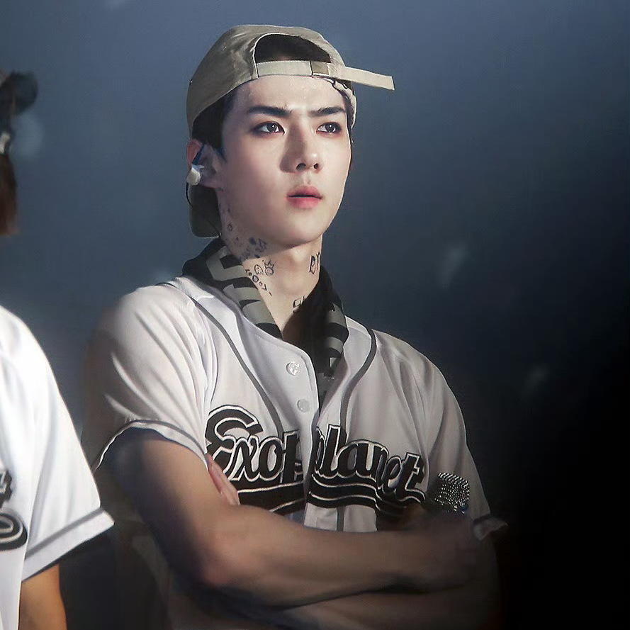 Recent activity shot of Sehun (EXO)