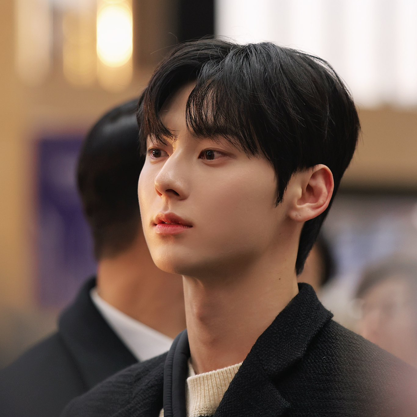 A moment captured by Hwang Minhyun's fan