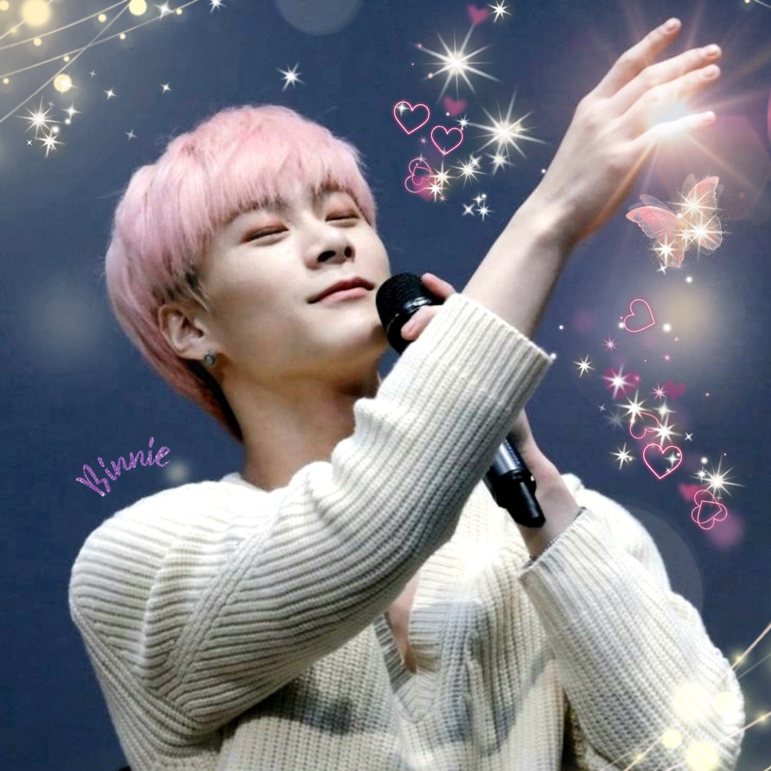 Recent activity shot of Moonbin (ASTRO)