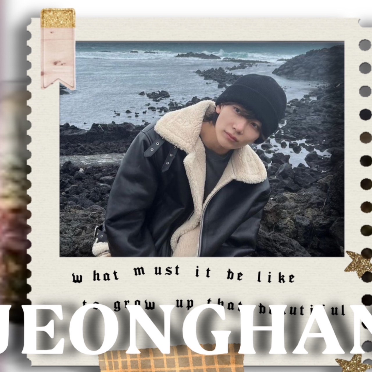 A moment captured by Jeonghan (SEVENTEEN)'s fan