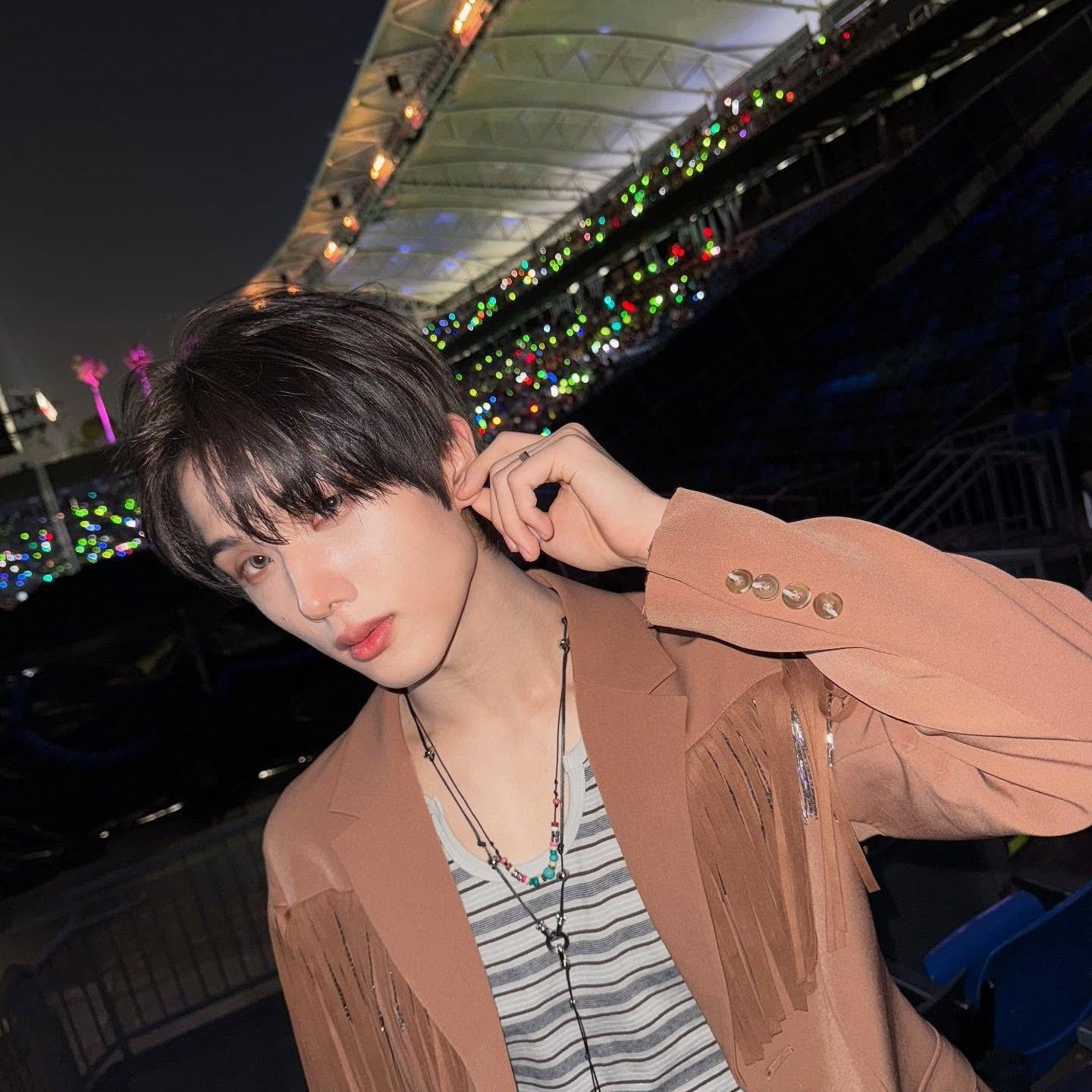 A moment captured by Jisung (NCT DREAM)'s fan