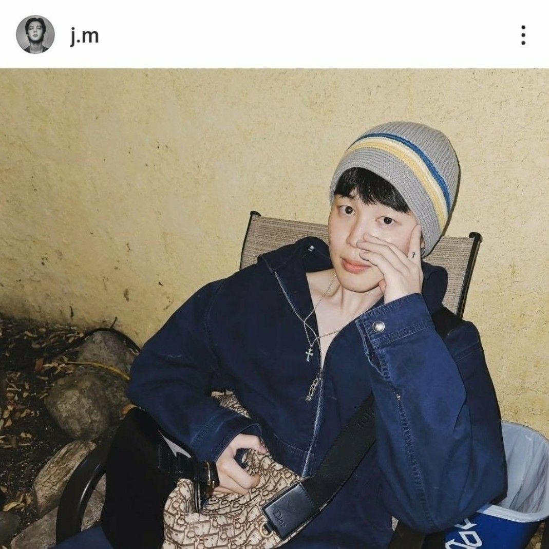 Recent activity shot of Jimin (BTS)