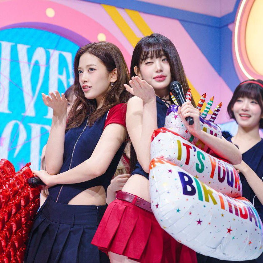 A moment captured by Jang Wonyoung (IVE)'s fan