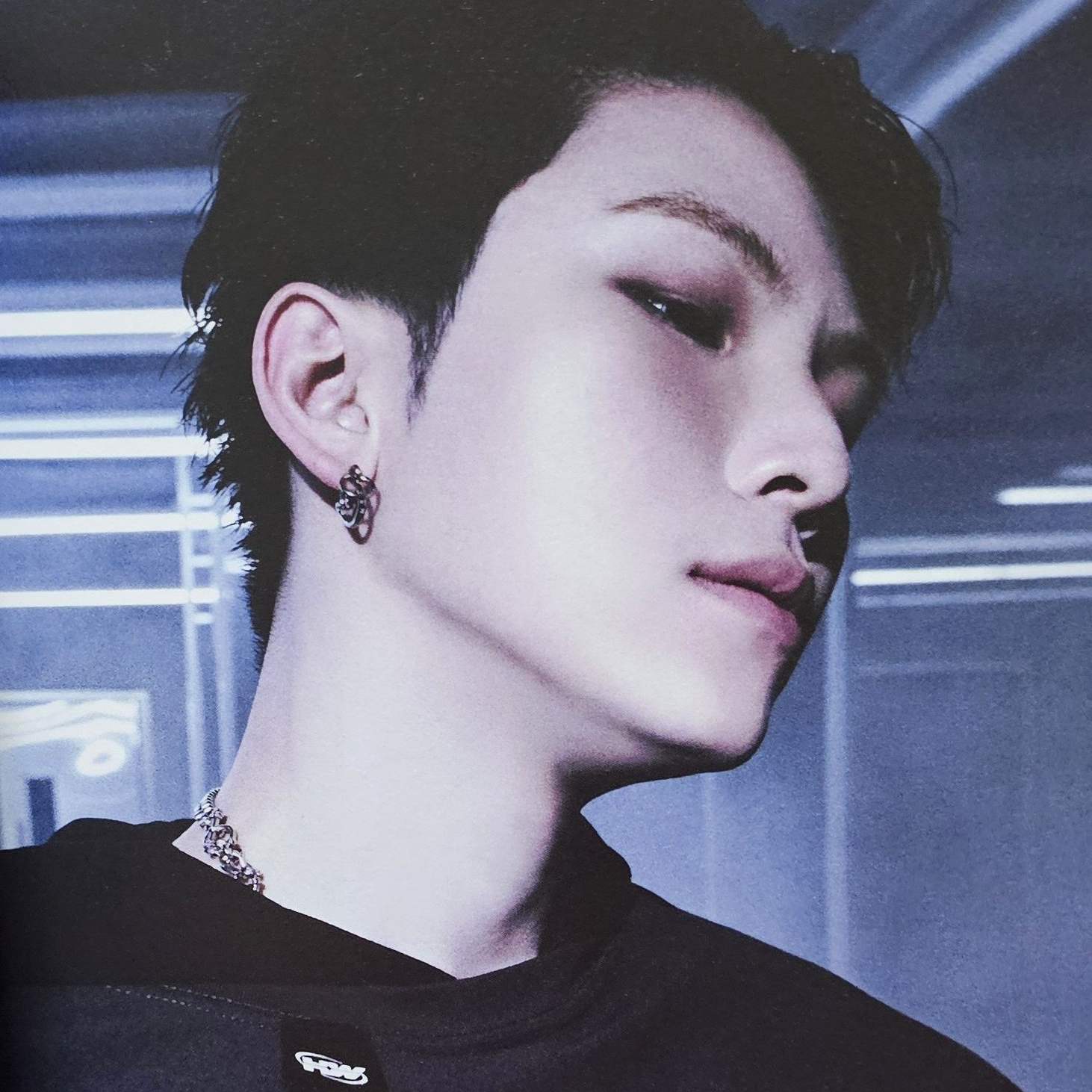 A moment captured by Woozi (SEVENTEEN)'s fan
