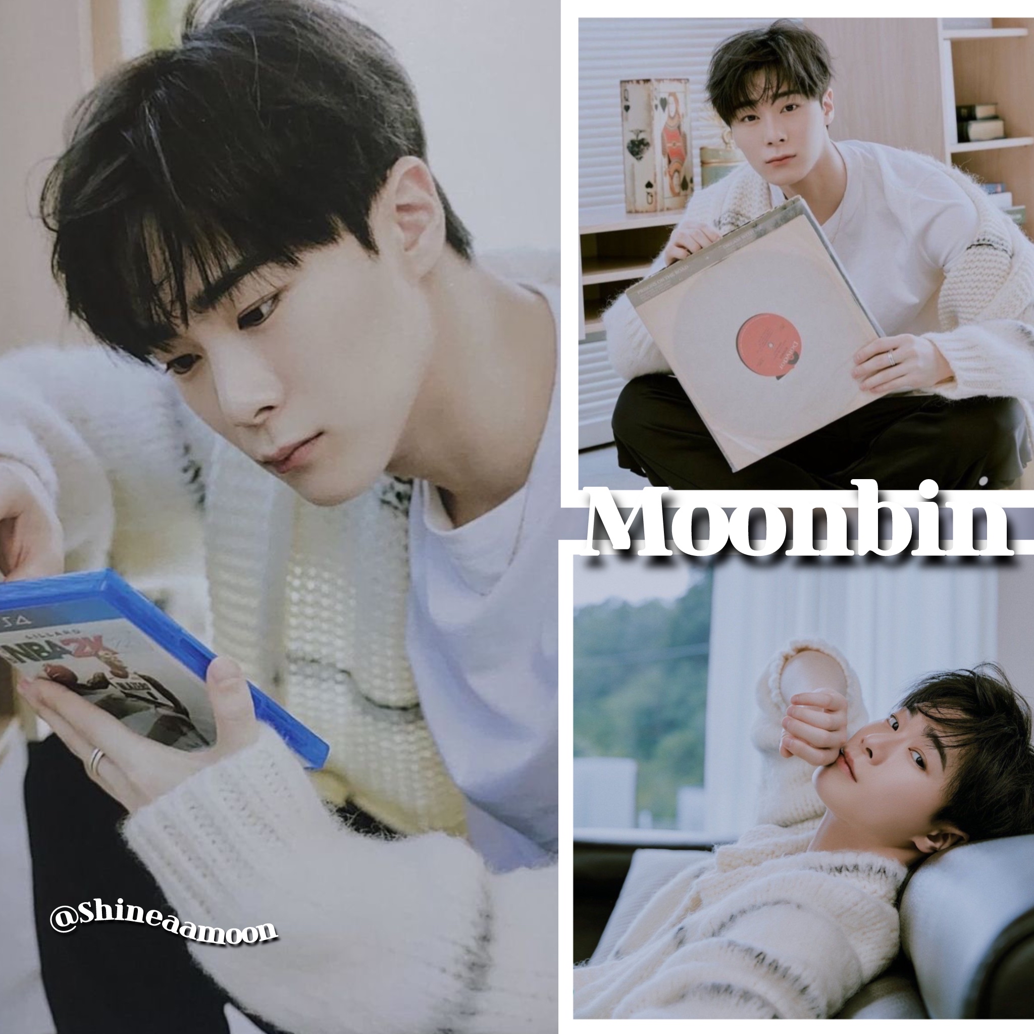 Recent activity shot of Moonbin (ASTRO)