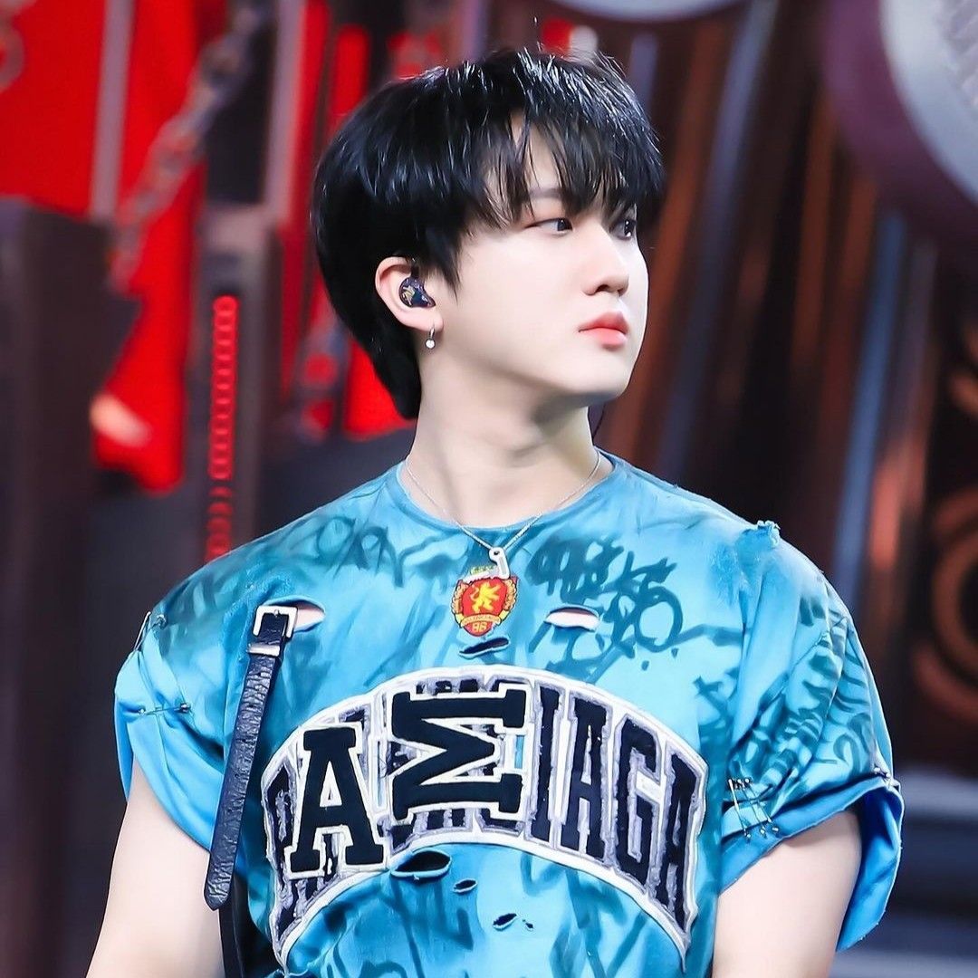 Recent activity shot of Changbin (Stray Kids)