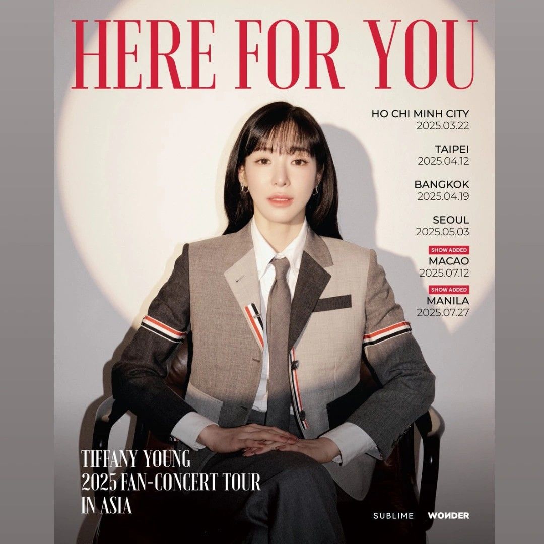 Behind-the-scenes cut of Tiffany Young (Girls' Generation)