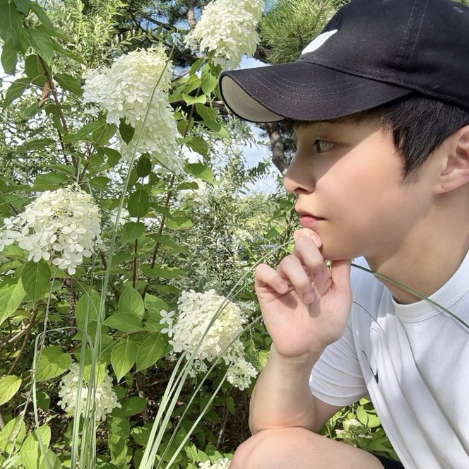 A moment captured by Xiumin (EXO)'s fan