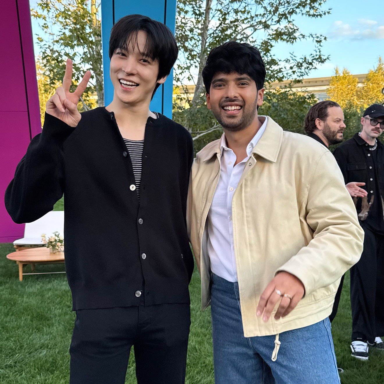 Behind-the-scenes cut of Yunho (ATEEZ)
