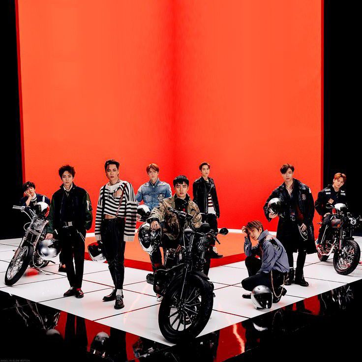 Recent activity shot of EXO