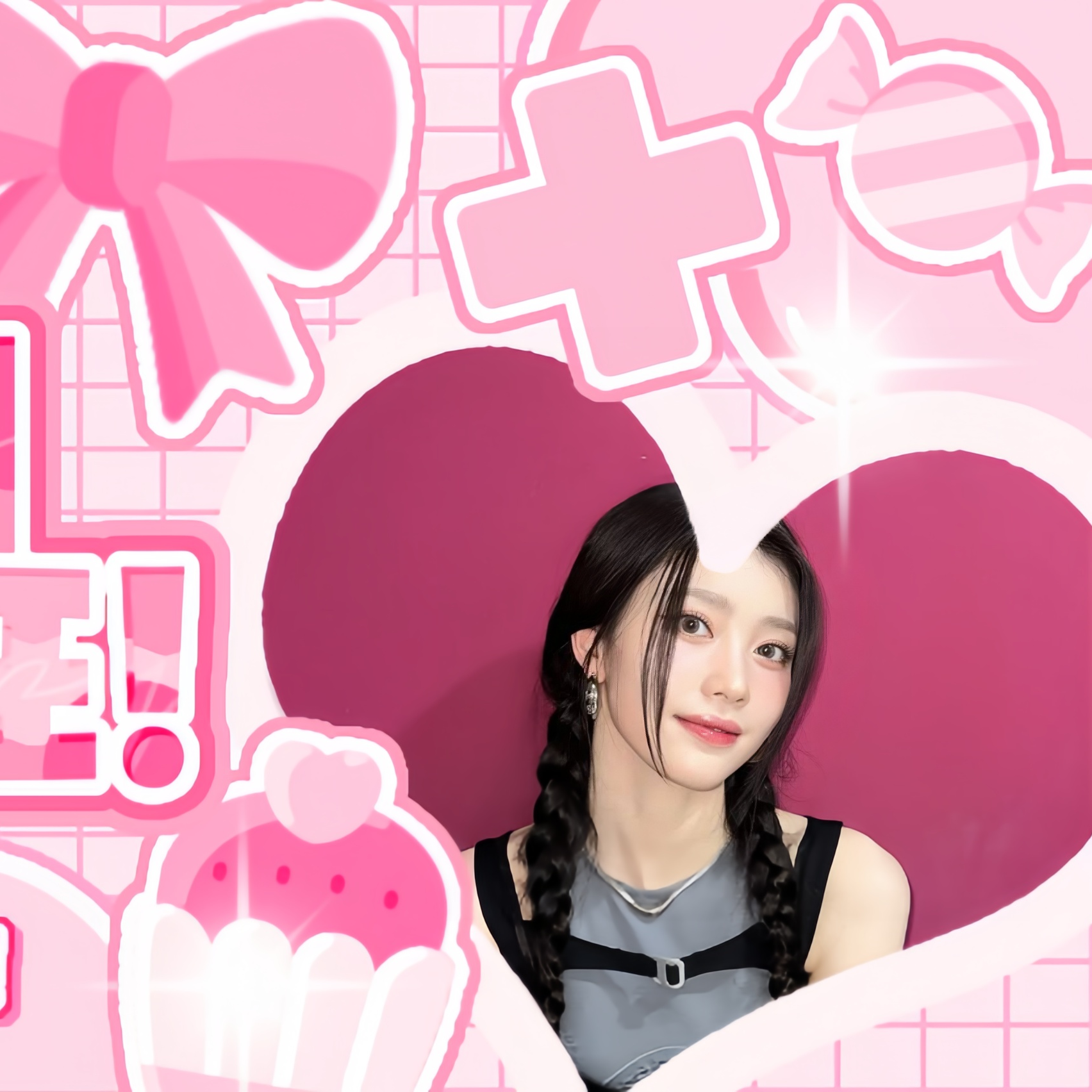 A moment captured by Xiao Ting (Kep1er)'s fan