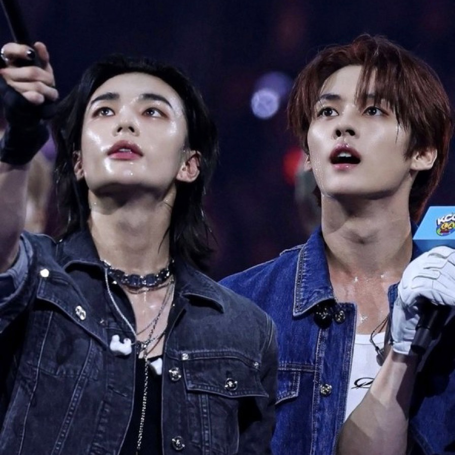 Recent activity shot of Hyunjin (Stray Kids)
