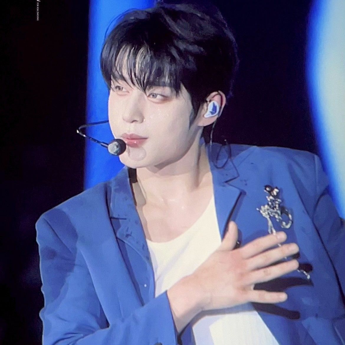 Recent activity shot of Kim Jiwoong (ZEROBASEONE)