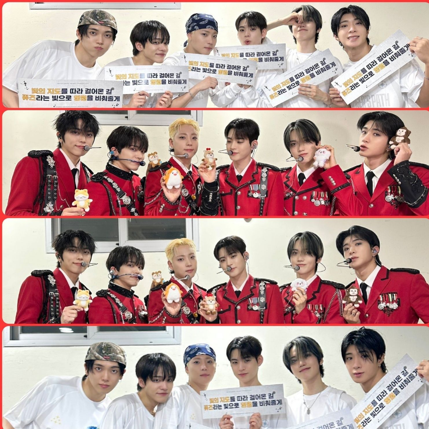 A moment captured by ONF's fan