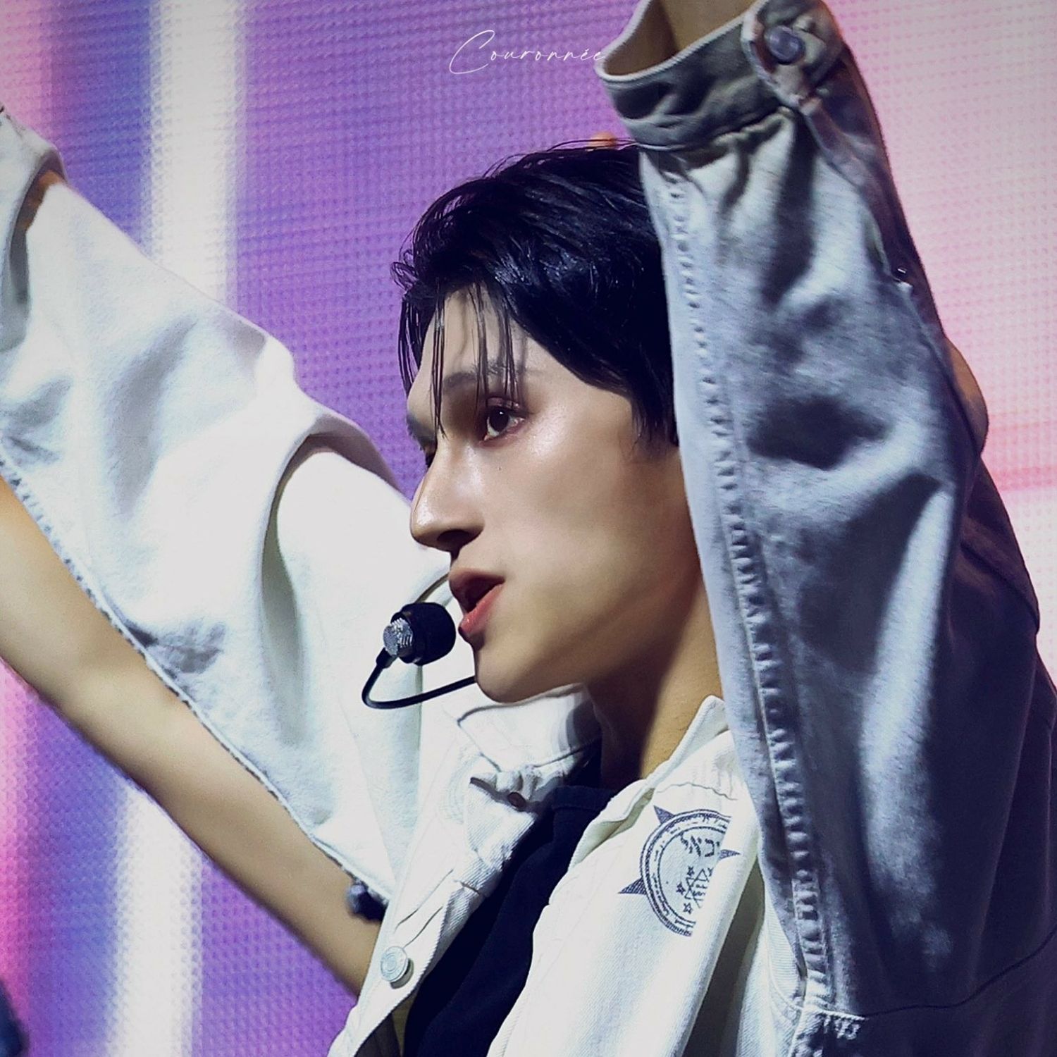 Recent activity shot of Wooyoung (ATEEZ)