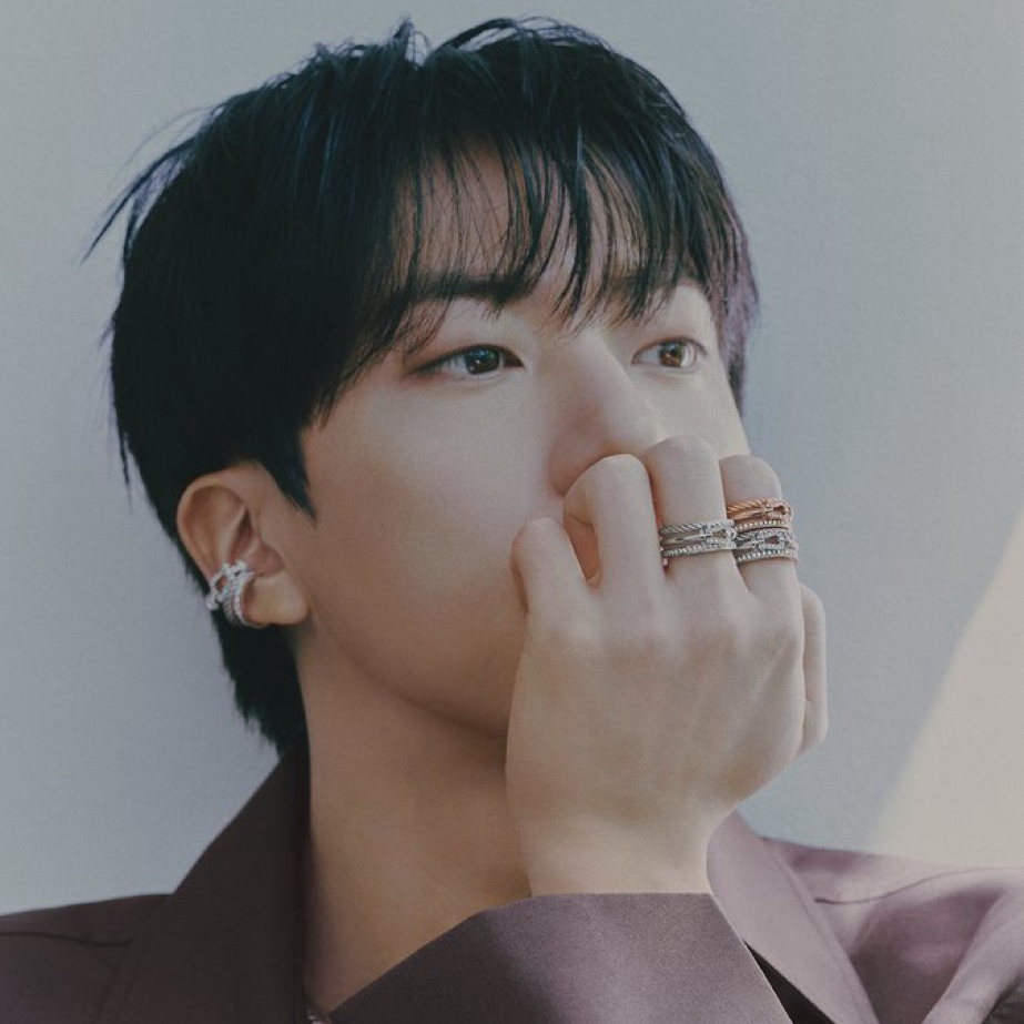 Recent activity shot of Jin (BTS)