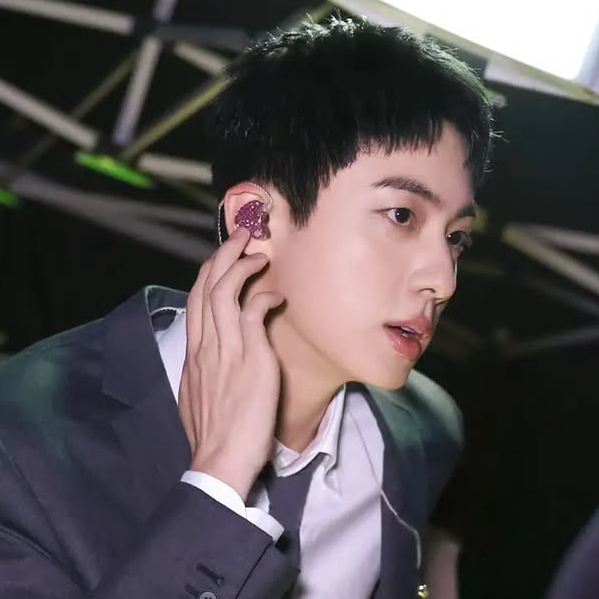 Recent activity shot of Jin (BTS)