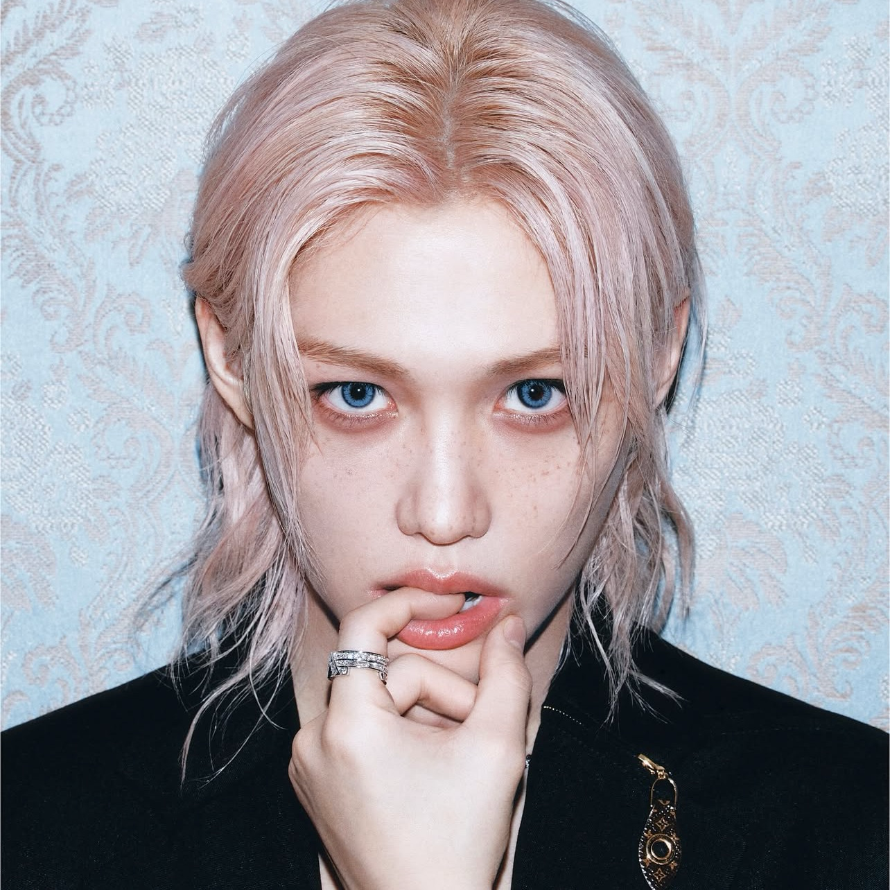 A moment captured by Felix (Stray Kids)'s fan