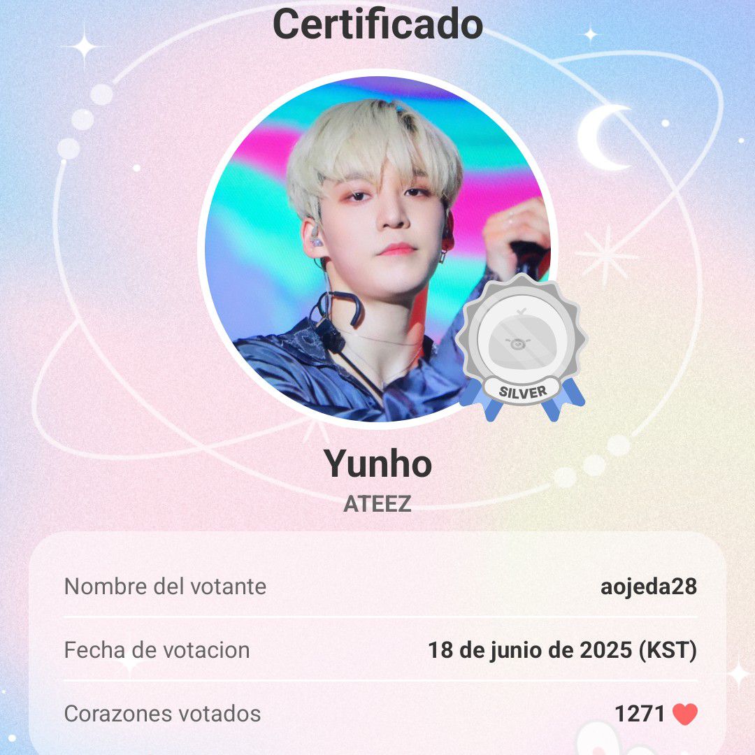 Recent activity shot of Yunho (ATEEZ)